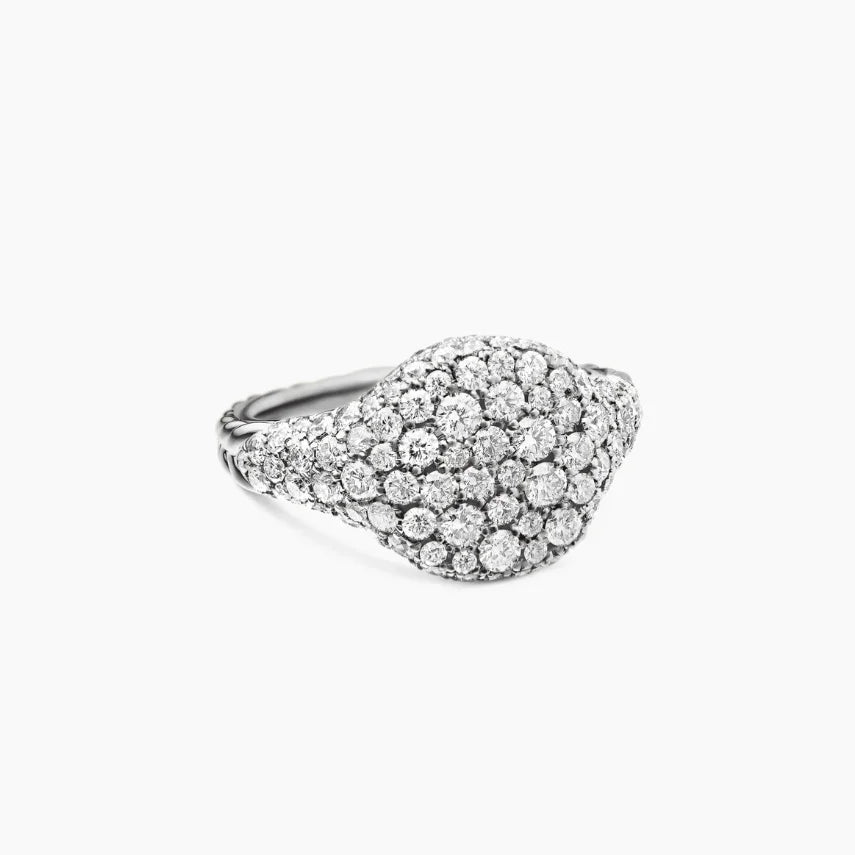 FASHIONISTA DY High-Quality Silver-Plated 10mm Diamond Ring, Gold-Plated Diamond Ring, Jewelry