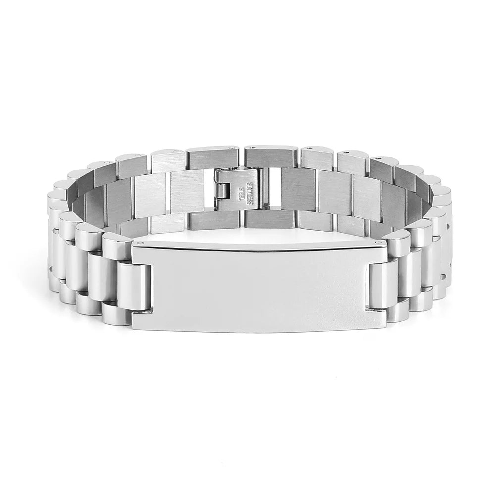 NEWLiFE REBEL Cadence Path Bracelet in Stainless Steel