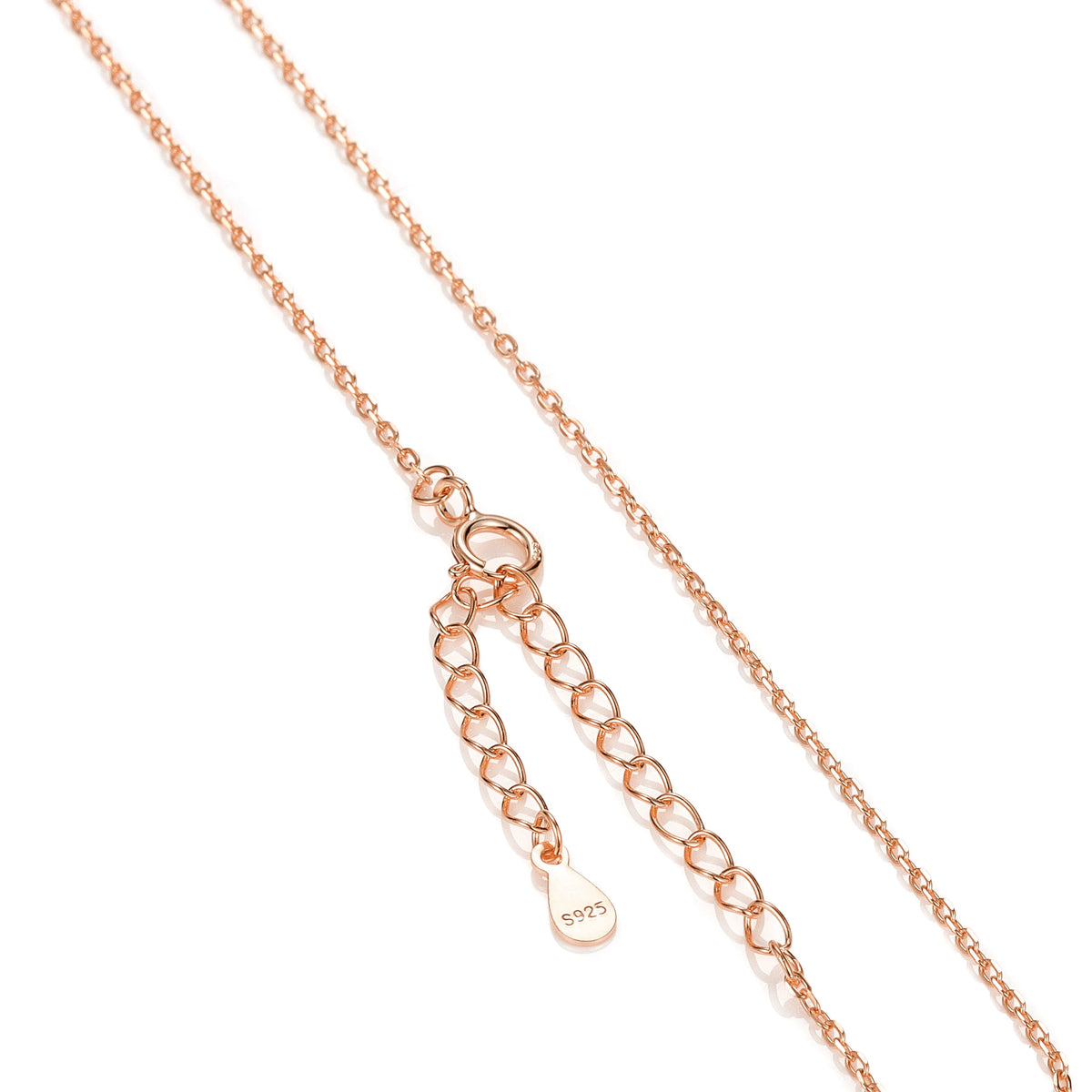 REDheart Custom 925 Sterling Silver Thin Chain Italy Link Adjustable Box Cross Singapore Gold Plated Necklace Fine Jewelry