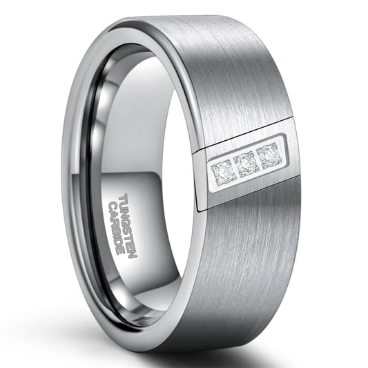NEWLiFE REBEL Skyline Form Tungsten Ring