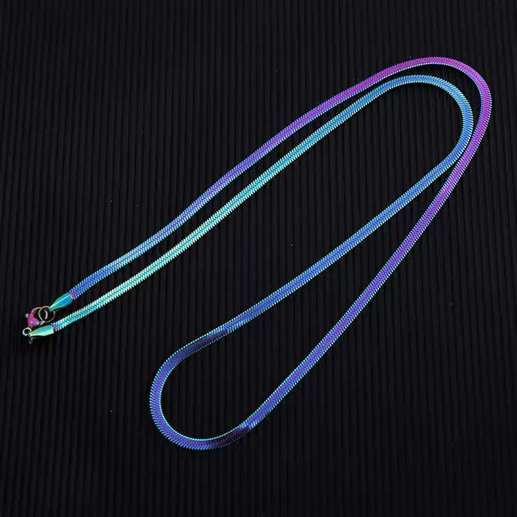 Boho Snake Chain for Men Classic 316l Stainless Steel Minimalist Necklace Designer Tarnish Free Waterproof Jewelry ALN25121140