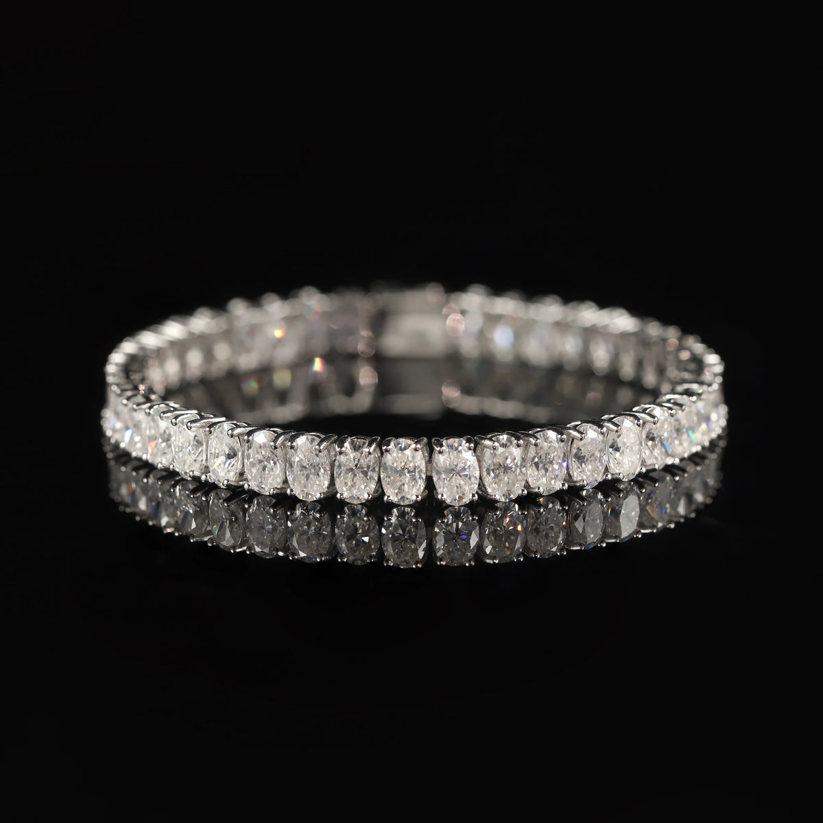 ArtistA Abiding OEM ODM Unique Design Fancy Multi-shape Cut Tennis Bracelet 925 Silver Solid Gold Custom Stone Tennis Bracelet
