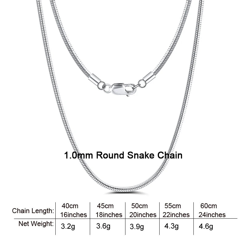 BiG-BOSS RINNTIN BSC-2 High Quality Cadena De Plata 925 Sterling Silver Chains Jewelry Making Thin Necklace Silver Chain for Women