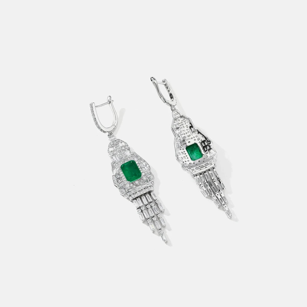 MUSHAN Jewelry Factory S925 Sterling Silver Stud Earrings With High End Feel Electroplated Gold High Carbon Diamond