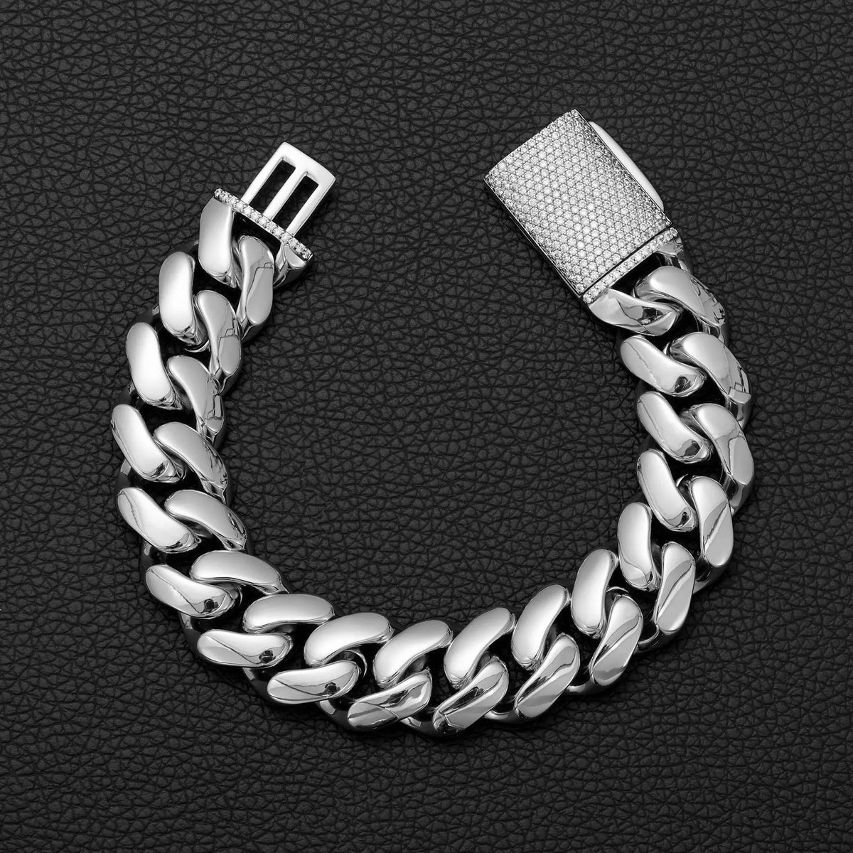 BiG-BOSS Stainless Steel Cuban Chain for Men Bracelet Necklace Certified Waterproof Transh Free Custom Logo Hip Hop Style Durable Chain