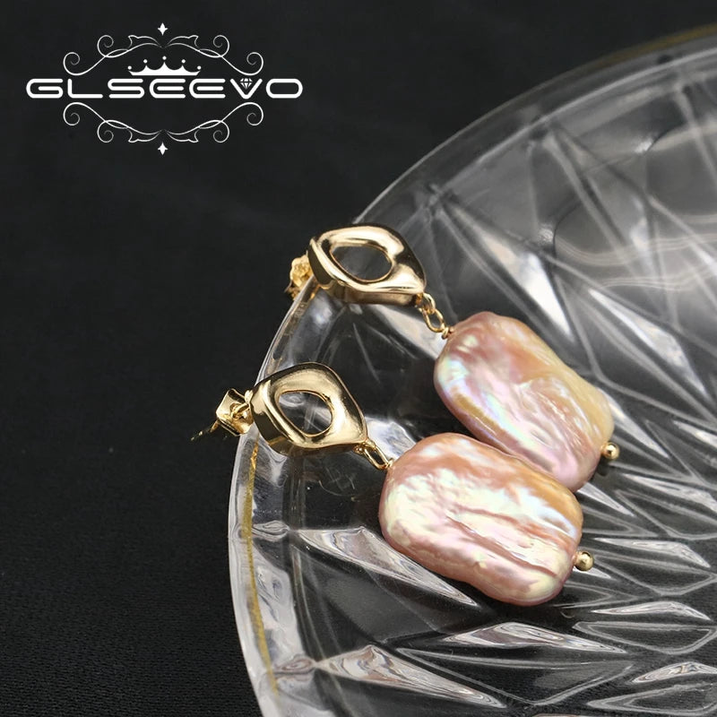 925 Sterling Silver Ear Stud Geometric Hollow Out Original Design Woman Earrings Female Temperament Jewelry