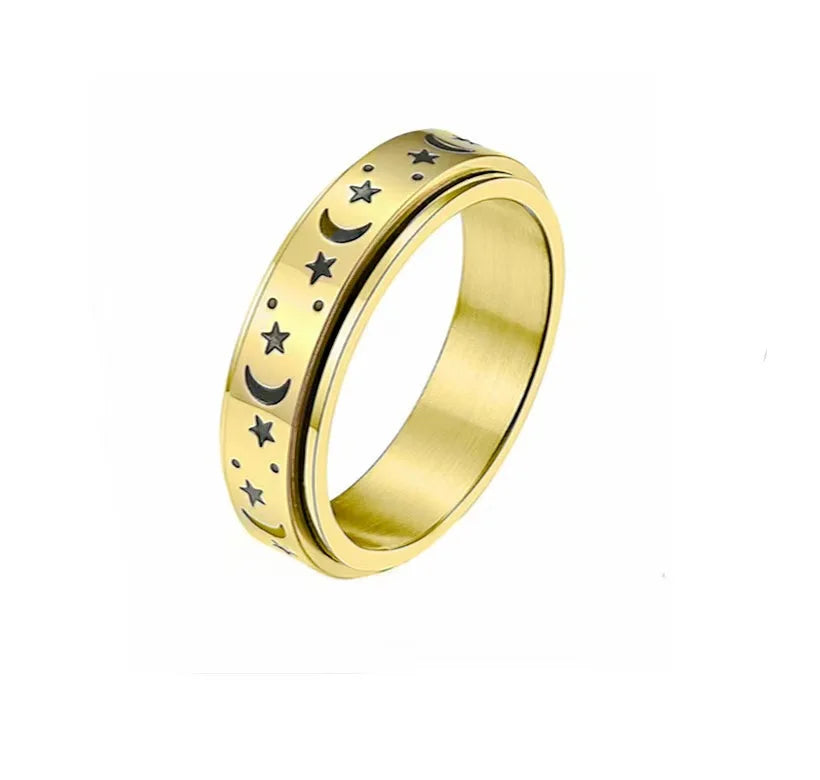 Modern Three-color Titanium Plated Tungsten Couple Wedding Ring for Men and Women-Engagement & Anniversary Gift