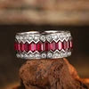 Gemfiori High Quality Royale Jewelry Blue Sapphire Wedding Ring Women Size 4-11 Women Sapphire Ring Mian Stone 1.75*3.5MM