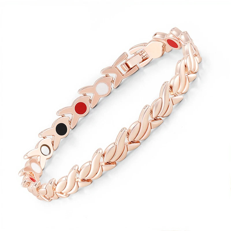 NewLife - Magnetic Fish Pattern Zinc Alloy Chain Bracelet
