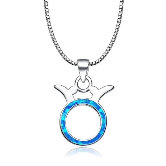 Zodiac Taurus Design Necklace Aobao Trendy Statement Jewelry for Women