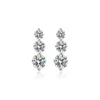 S&S 925 Silver Minimalist Jewellery Set | Necklace, Earrings & Ring