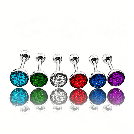 S&S Titanium Zircon & Opal Labret Stud – Collection