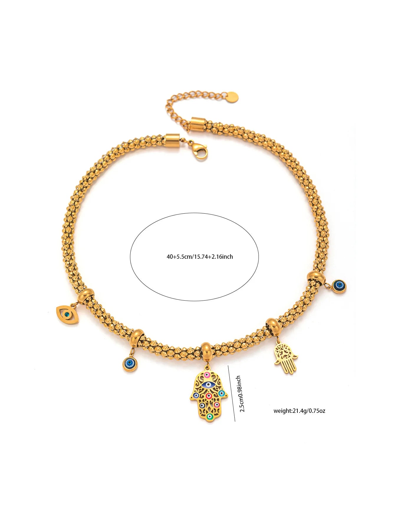 Gold Crystal Necklace, Earrings & Bracelet Jewellery Set | Rhinestone Fashion Set