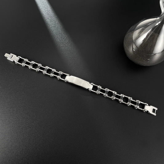Minimalist Hand Chain Bracelet Personality Biker Chains Bracelet Versatile Stainless Steel Mens Wholesale Jewellery ALN25122928