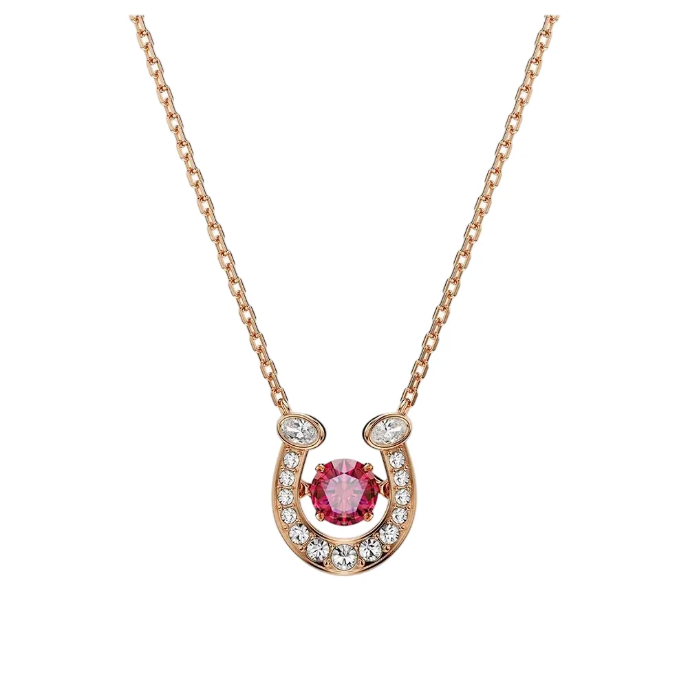 S&S Luxury Copper Zircon Vintage Chain Necklace with Stunning Gloss for Weddings Anniversaries & Parties