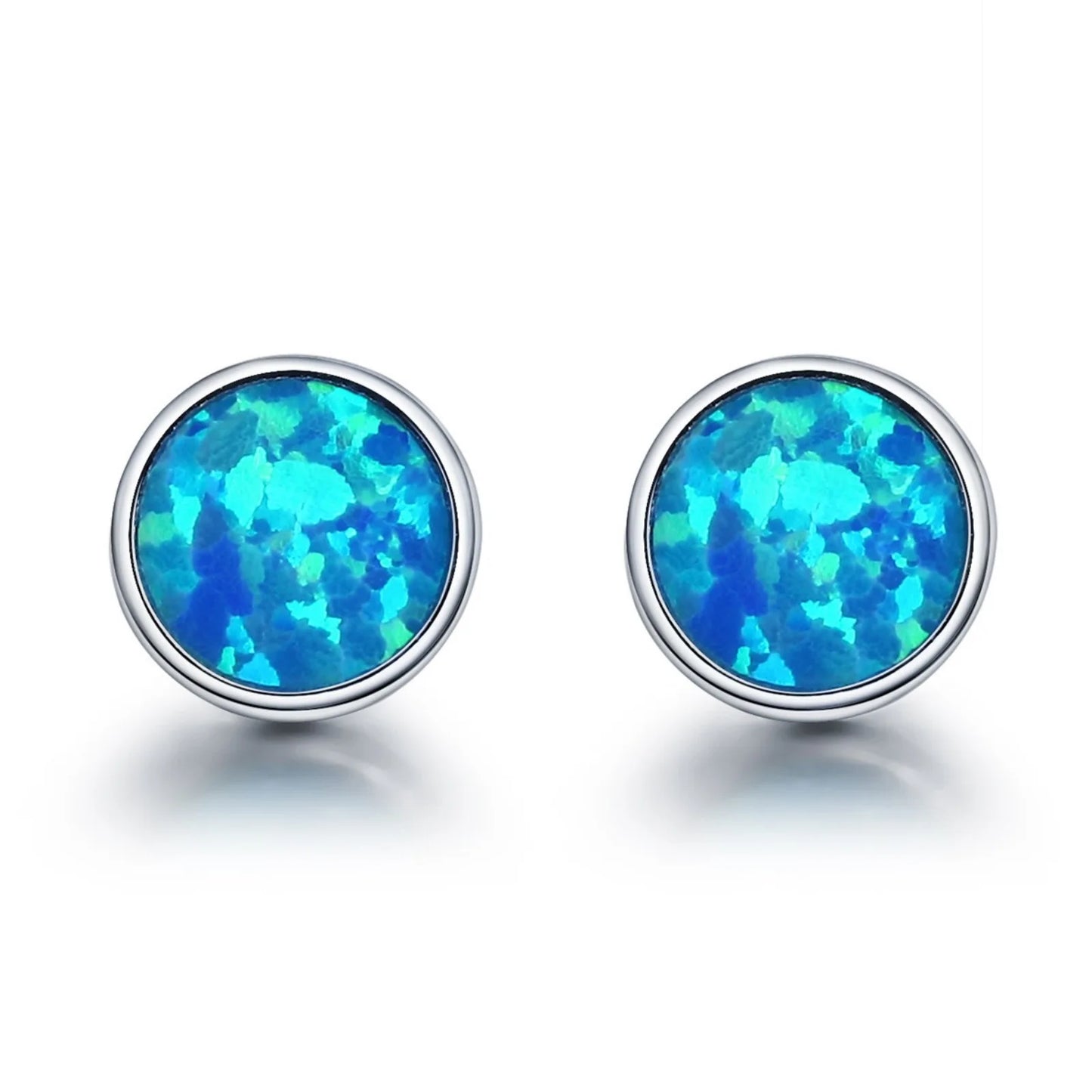 Southwestern Jewelry for Women Bohemian Plant Floral Cluster Silver Plated Circle Western Stud Earrings