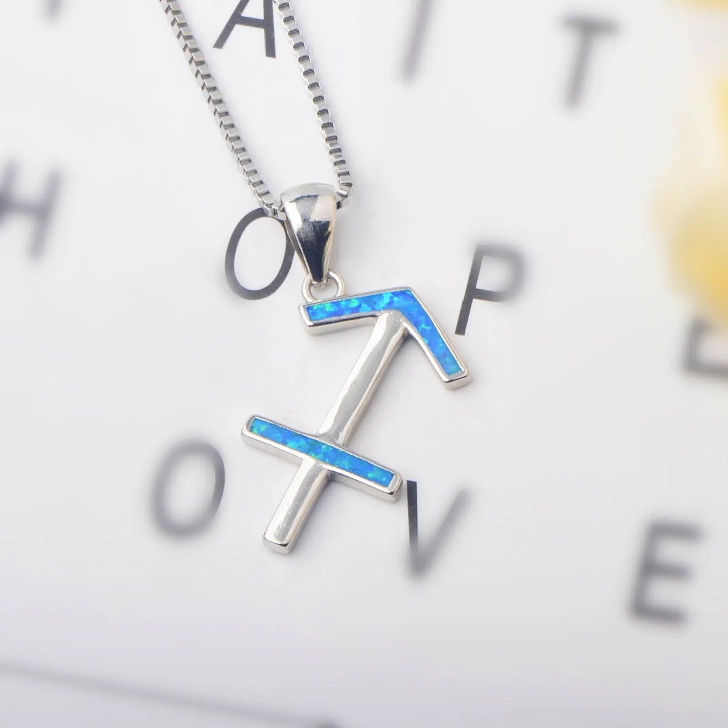 Sagittarius Zodiac Sign Pendant Necklace Aobao Modern Fashion Jewelry for Daily Wear