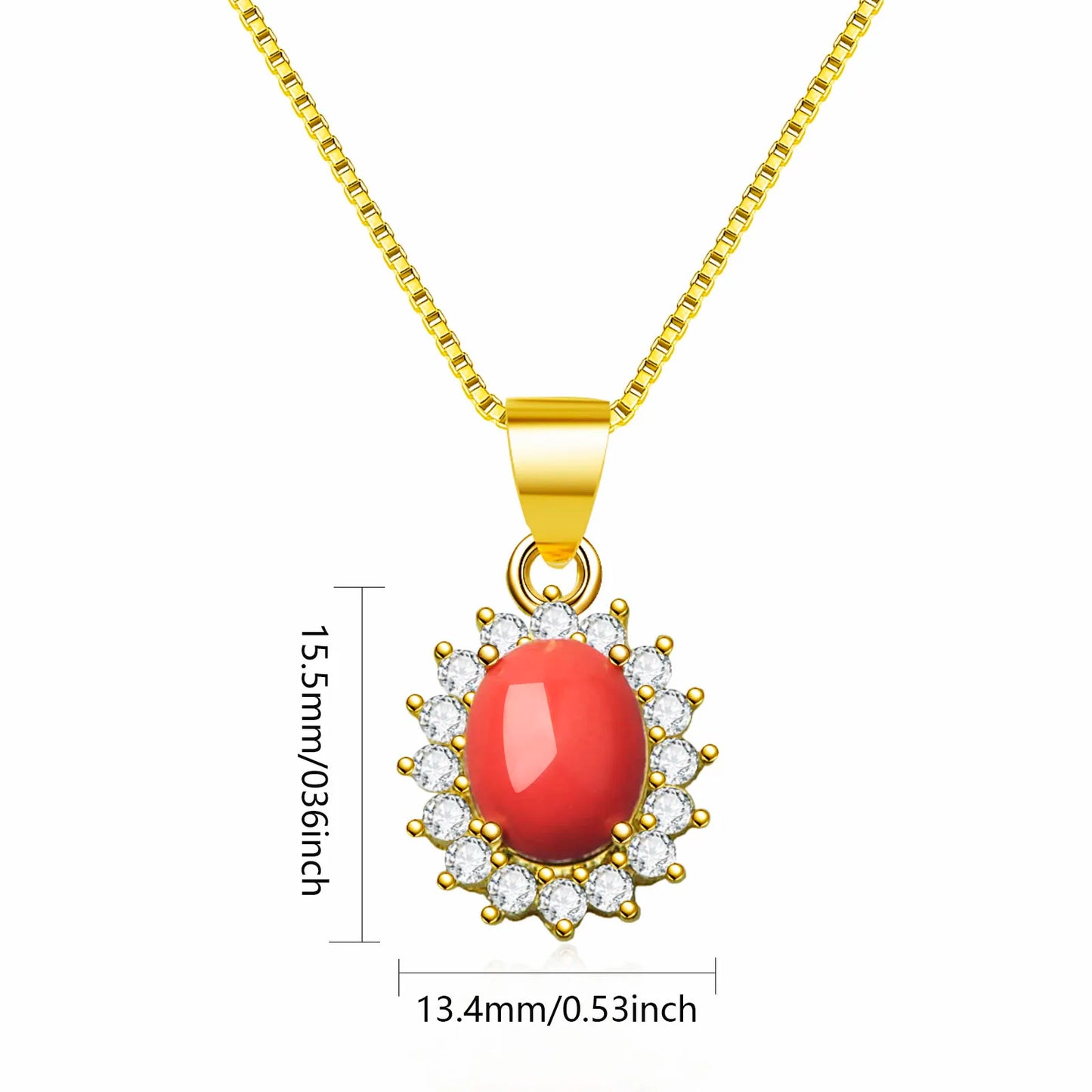 Trendy Christian Copper Silver Plated Pendant Coral Sweater Chain Link Chain Nautical Necklace Beach Women's Gift