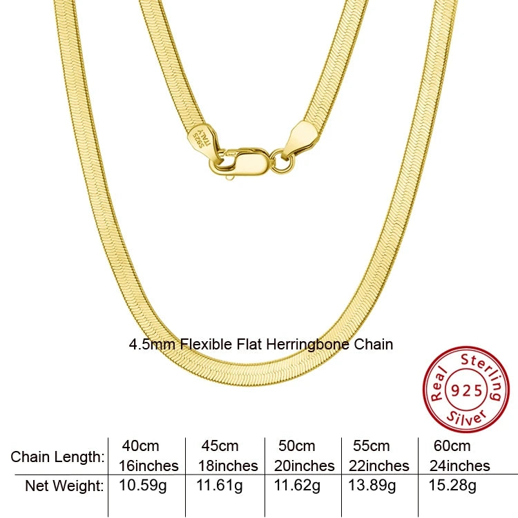 S&S 925 Sterling Silver Chain Necklace — Rope, Figaro, Cuban & Box | S&S Collection