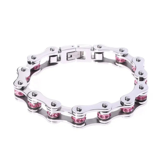 NEWLiFE REBEL Quayside Arc Cross Bracelet in Titanium Steel