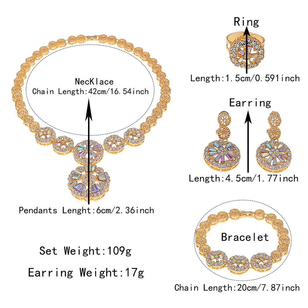 Zhuerrui Nigerian 18k Gold Plated Jewelry Set Brazil Gold Designer Wedding Jewellery Set Fashion Necklaces Jewelry SetsHB2501414