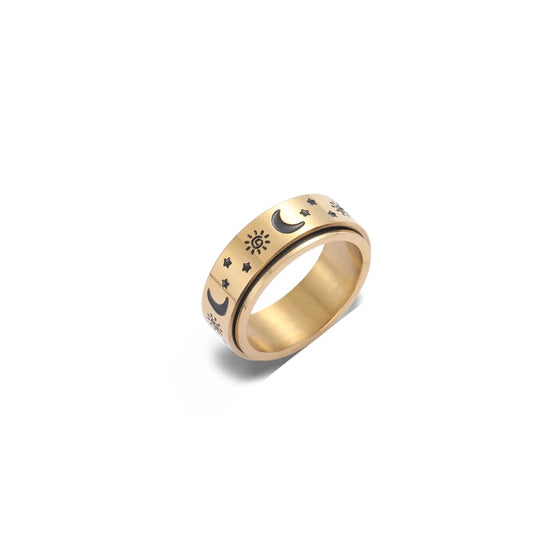 NEWLiFE REBEL Westward Form Ring in Stainless Steel