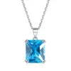 Gioiellieri Fine Jewelry: 925 Sterling Silver Custom Zircon and Colored Gemstone Necklace with the Twelve Birthstones Women Rhodium Plated