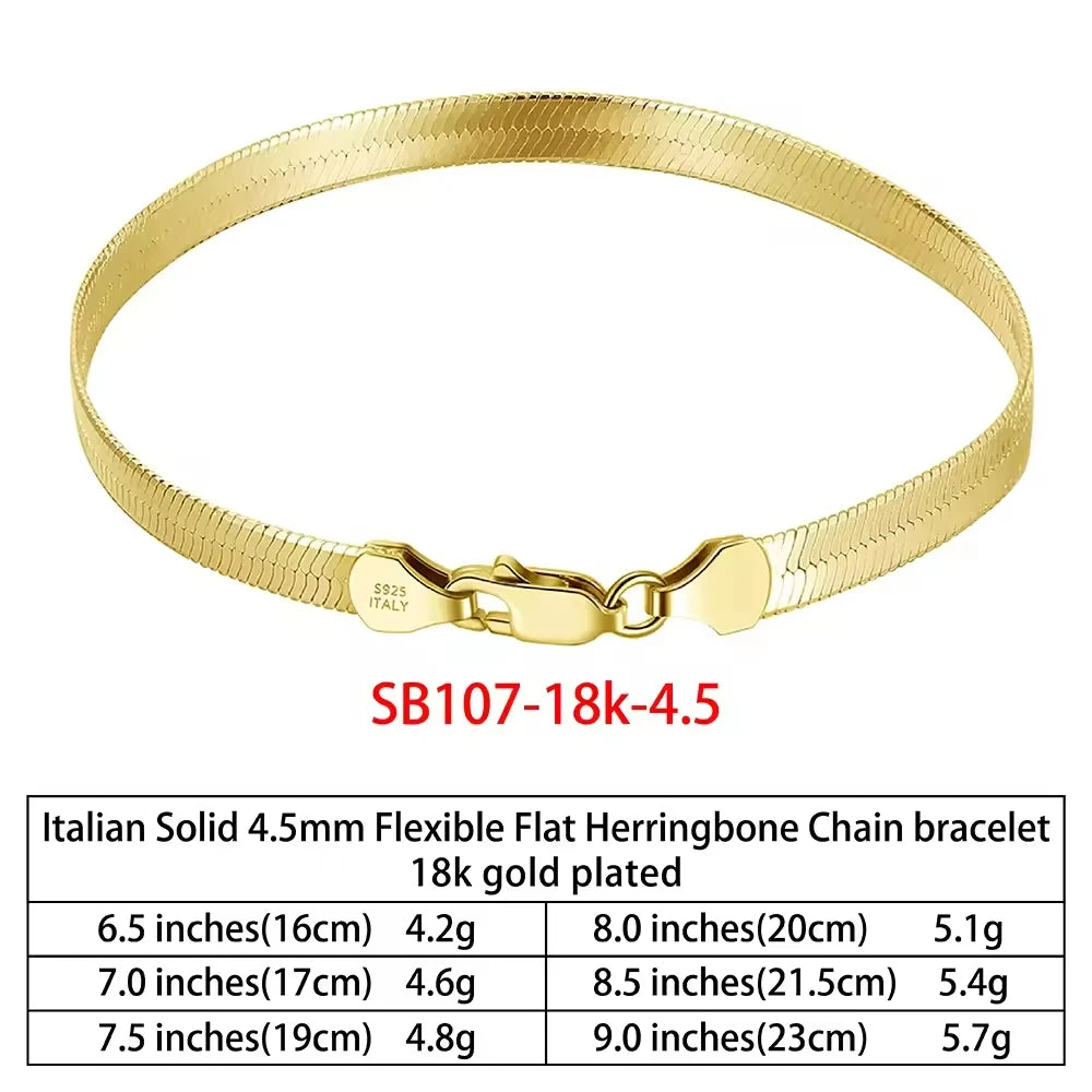 SB RINNTIN Fashion Jewelry Wholesale Men Cuban Link Chain Bracelet Custom Pulsera Hip Hop 925 Sterling Silver Chain Bracelet