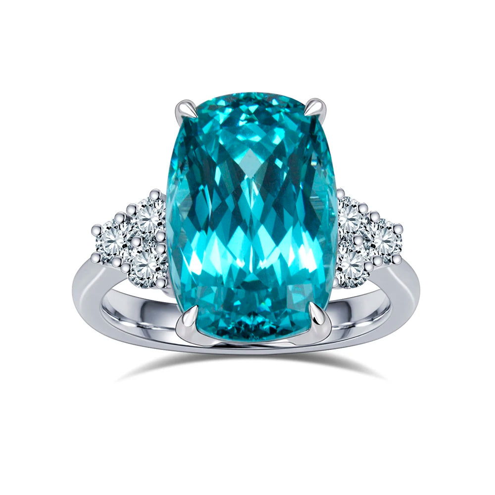 Messi Jewelry MSR-2149 Fashionable Design 10k Gold Oval Shape Lab Grown Gemstone Ring