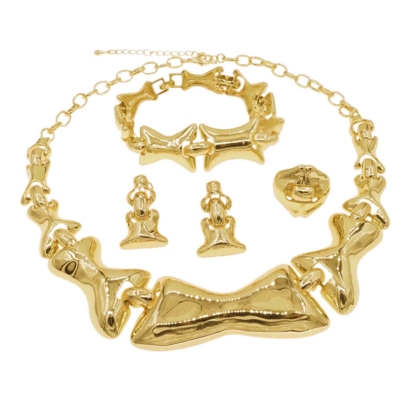 Zhuerrui High Quality Good Jewelry Set Fashionable Women's Necklace Jewelry Sets Beautiful Bridal Wedding Accessories DH2310319
