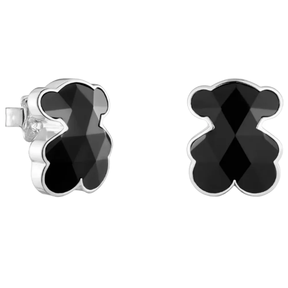 S&S Vintage Bear Drop Earrings with Imitation Pearl & Zircon — S&S Collection