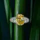 MUSHAN Luxury S925 Sterling Silver Platinum Plated 3.5ct High Carbon Diamond Wedding Ring Women Anniversary Party 9*11 Full