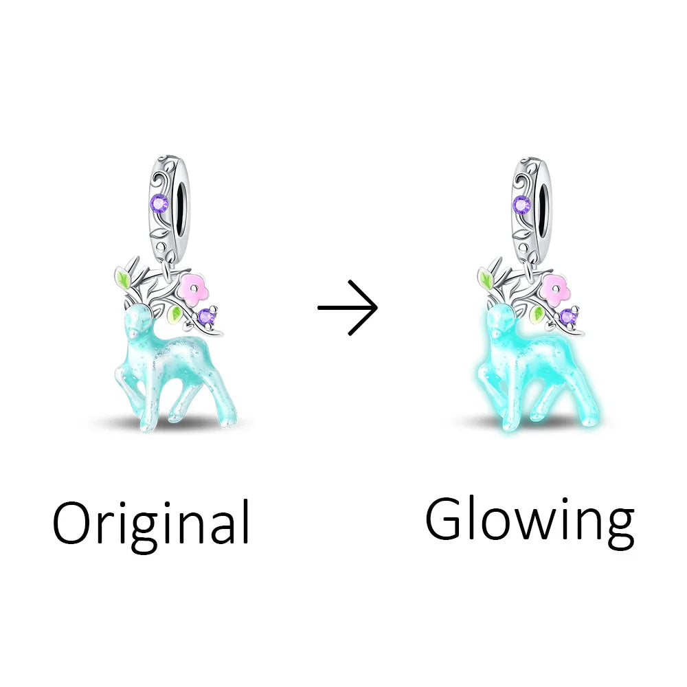 S&S Engraved Glow Pendant Charm | Silver Plated | S&S