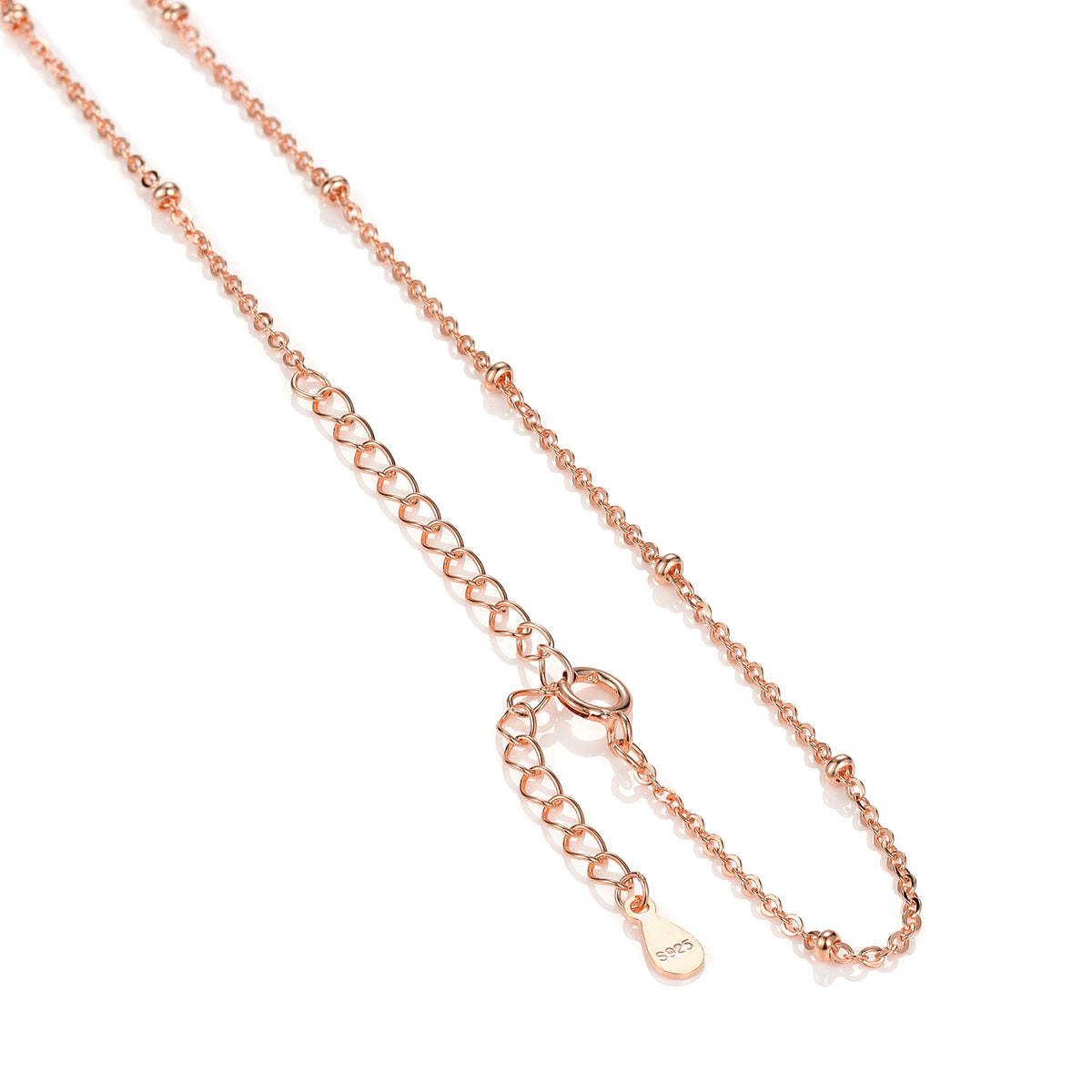 REDheart Custom 925 Sterling Silver Thin Chain Italy Link Adjustable Box Cross Singapore Gold Plated Necklace Fine Jewelry