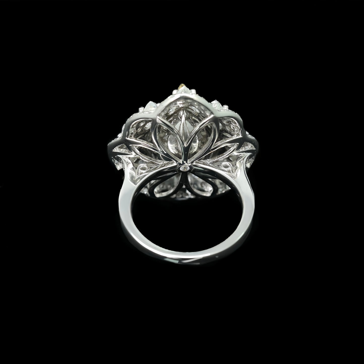 MUSHAN Jewelry Factory 925 Sterling Silver Engagement Rings Luxury Yellow Pear Oval High Carbon Diamond Wedding Ring for Women