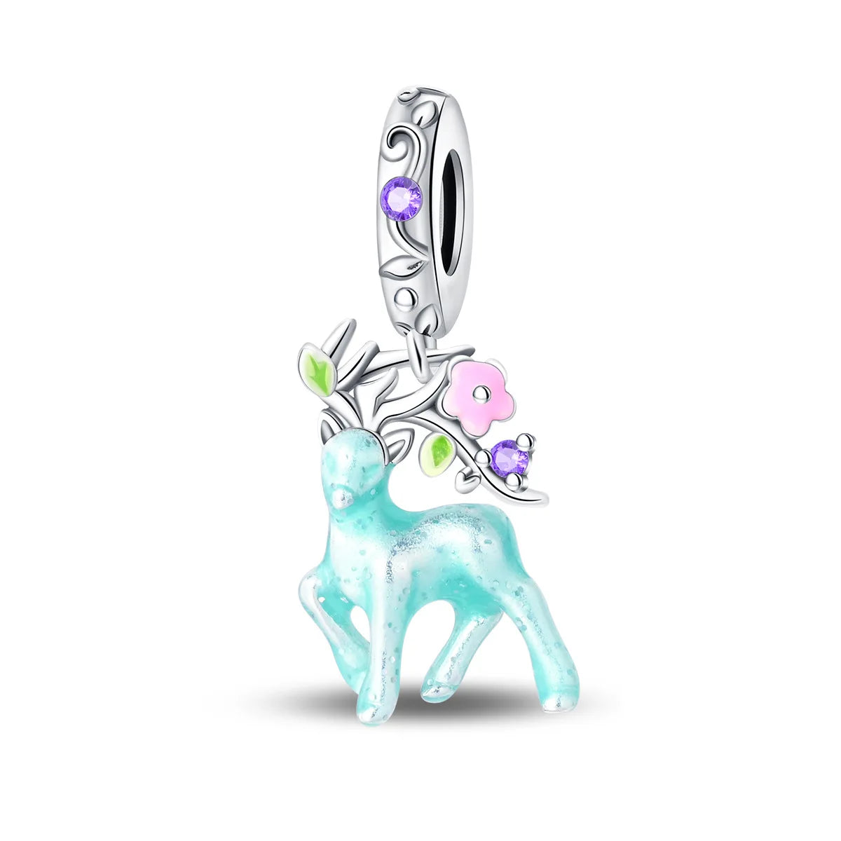 S&S Luminous Nature Charm Pendants | Glow-in-the-Dark Wildlife Designs