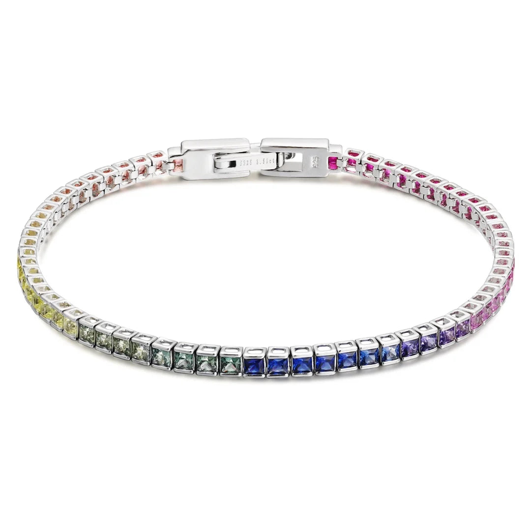 BiG-BOSS Classic Multicolor S925 Sterling Silver Pendant Necklaces Rhodium Plated Unisex Fine Jewelry Link Chain Wedding Gift ODM OEM