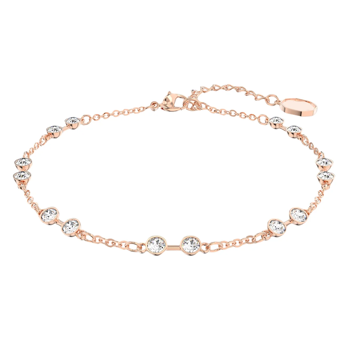 S&S Elegant High-grade Copper Bangle Zircon Smooth Polished Surface Women's Vintage Style Perfect Choice for Banquets Anniversary