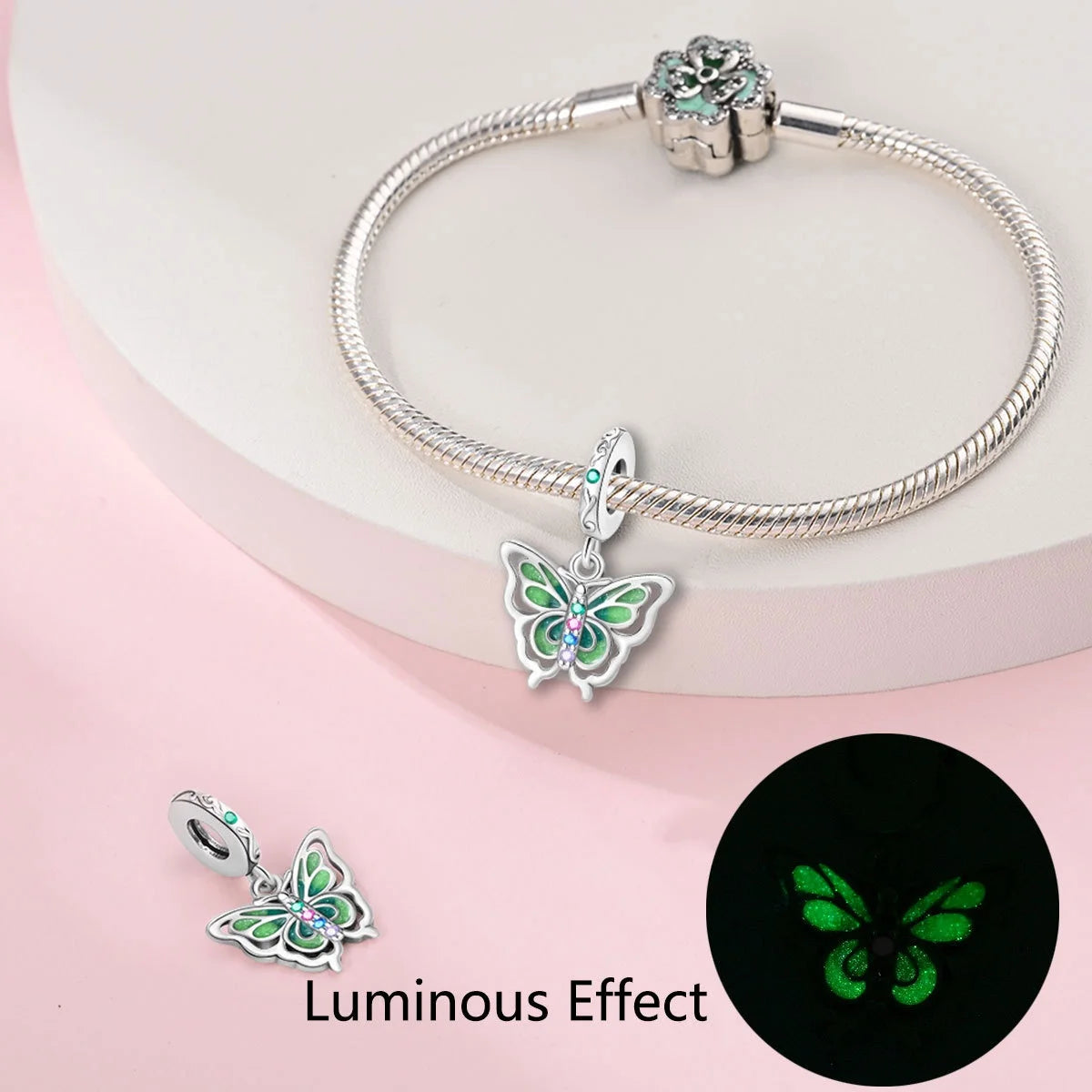 S&S Luminous Nature Charm Pendants | Glow-in-the-Dark Wildlife Designs