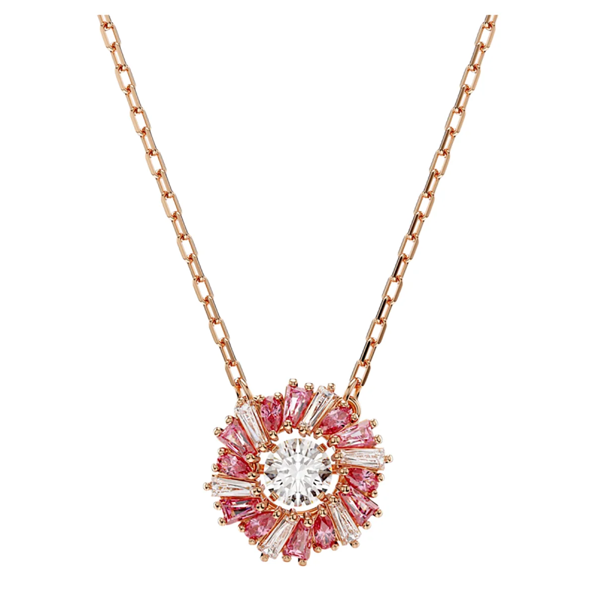 S&S Luxury Copper Zircon Vintage Chain Necklace with Stunning Gloss for Weddings Anniversaries & Parties