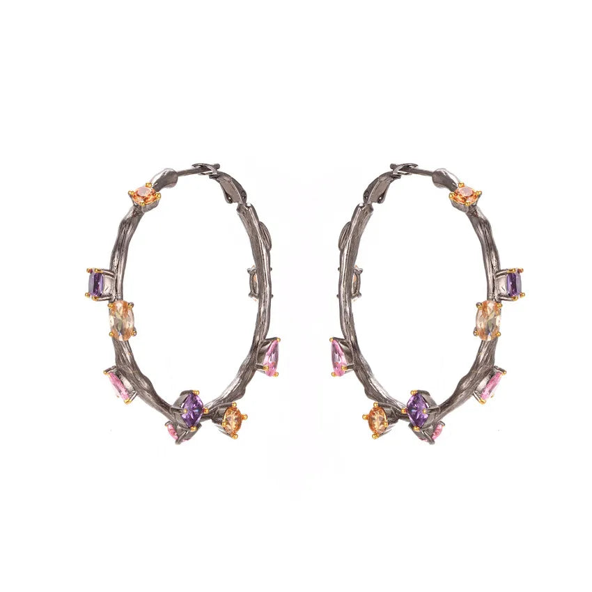 Wholesale Newest Design Fashion Designs for Girls Silver Handmade Vintage 925 Sterling Silver Earrings