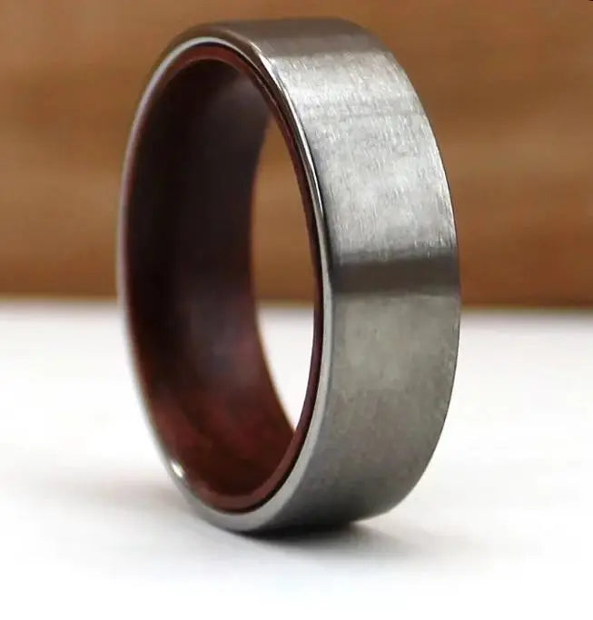 OBE New Arrival Hot Selling Men  Ip Black Plated Tungsten Carbide Ring
