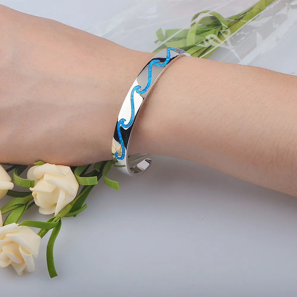 Aobao Wholesale of Hawaiian style Surf inspired Bracelets and Necklaces Adorned with Opals
