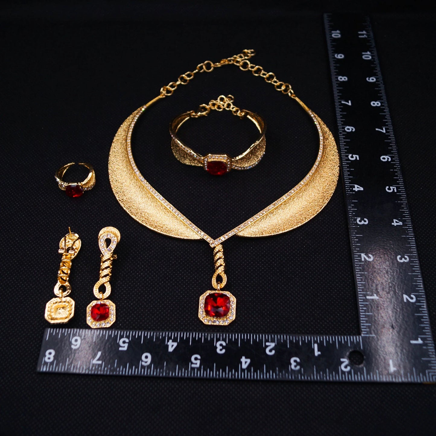 Zhuerrui New Arrival Quality Style Alloy Italian Gold Plated Copperhigh  Brazilian Pretty Gifts for Woman 4pieces Sets H00335