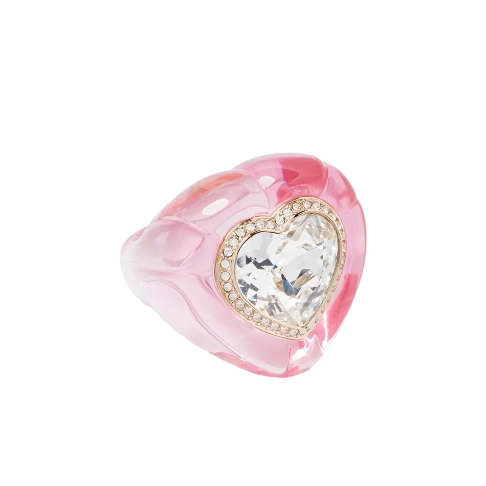 S&S Exquisite Copper Vintage Luxury Finger Ring Zircon Gorgeous Glossy Surface for Wedding Engagement Anniversary Parties Holiday