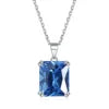 Gioiellieri Fine Jewelry: 925 Sterling Silver Custom Zircon and Colored Gemstone Necklace with the Twelve Birthstones Women Rhodium Plated