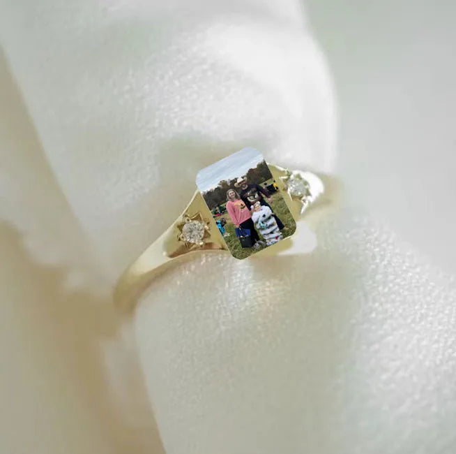 S&S Shell Birthstone Ring | Copper | Silver, Gold & Rose Gold | Sizes 5–11