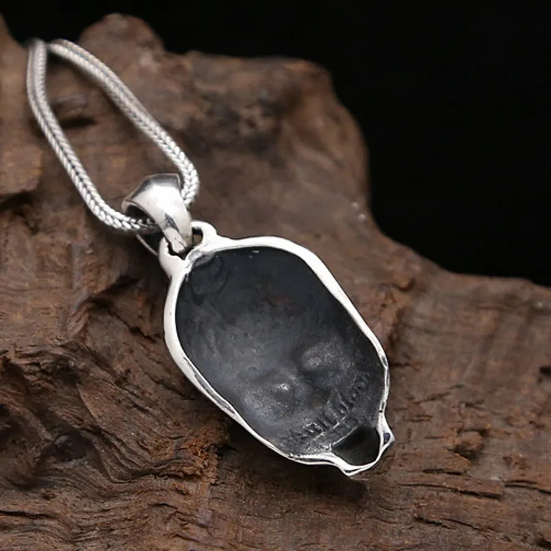 BiG-BOSS BOCAI S925 Sterling Silver Pendants for Men Retro Creative Assassin Rock Skull Charm Amulet Hi-Hop Punk Fashion Fine Jewelry