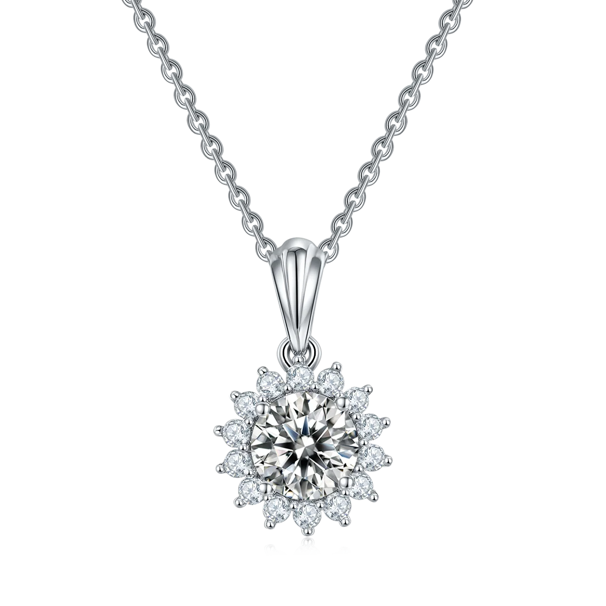 REDheart 925 Sterling Silver Women Fine Jewelry Sets Moissanite Diamond Earrings Necklace Sets for Wedding