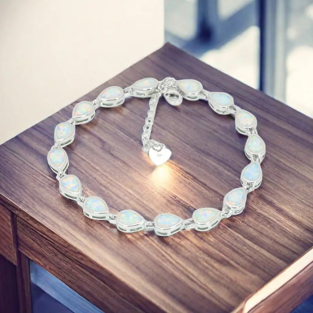 Opal Bohemian Hawaiian Opal Bracelet Exquisite Crystal & Gemstone Design, Fashionable Jewelry for Women